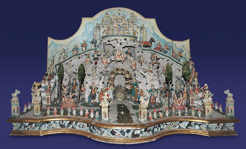 Presepe in terracotta, scuola marchigiana